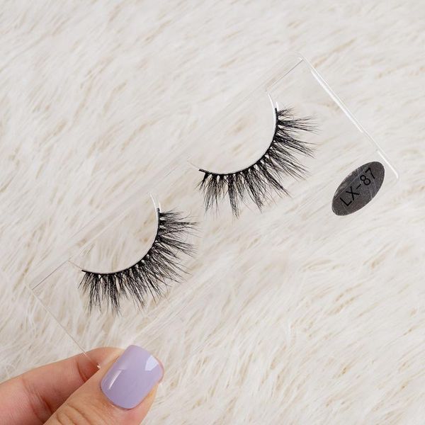 

false eyelashes mink 100% cruelty handmade 3d lashes full strip soft makeup