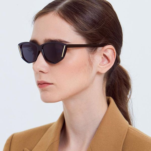 

sunglasses 2021 european and american trend light color fashion, White;black