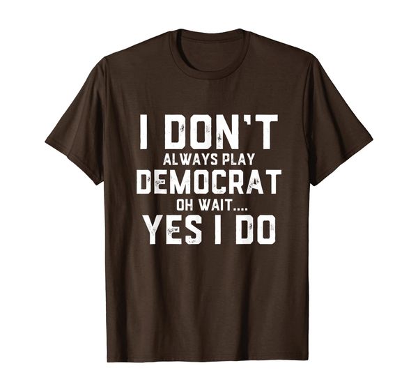 

Democrat - Political Clothing For Dads - Politician Gift T-Shirt, White;black