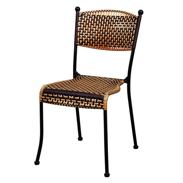 

single chair rattan home outdoor balcony patio table and chairs casual small backrest camp furniture