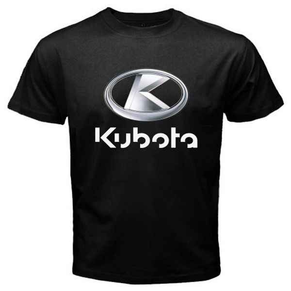 

new kubota tractor men's black t-shirt size s-3xl, White;black