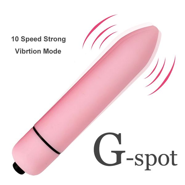 202110 Velocità Bullet Vibratore Vibratore Dildo Vibratori Av Stick G-Spot Clitoris Stimolatore Mini giocattoli del sesso per le donne Maturbator Prodotti sessualeFactory DIRE