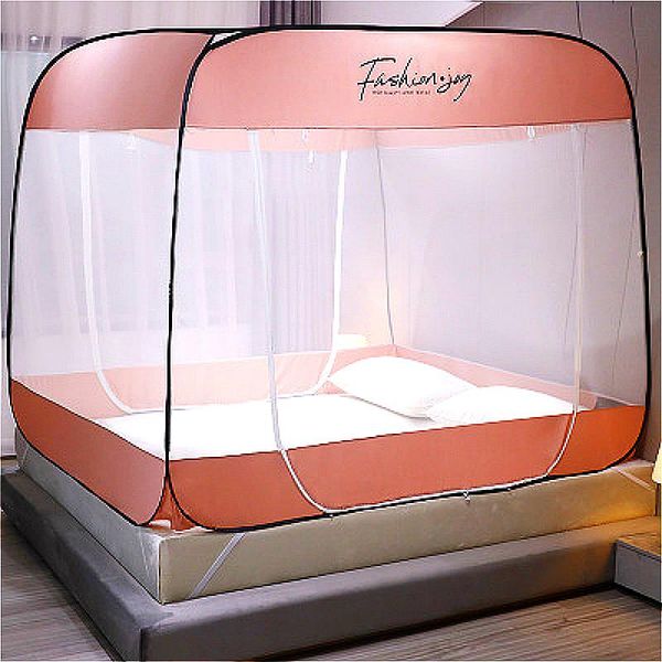 

mosquito net simple solid color yurt single double bed canopy tent