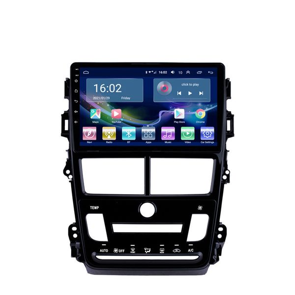 

car multimedia video player navigation gps radio android-10 for toyota vios-2018 with wifi bluetooth touch screen head unit
