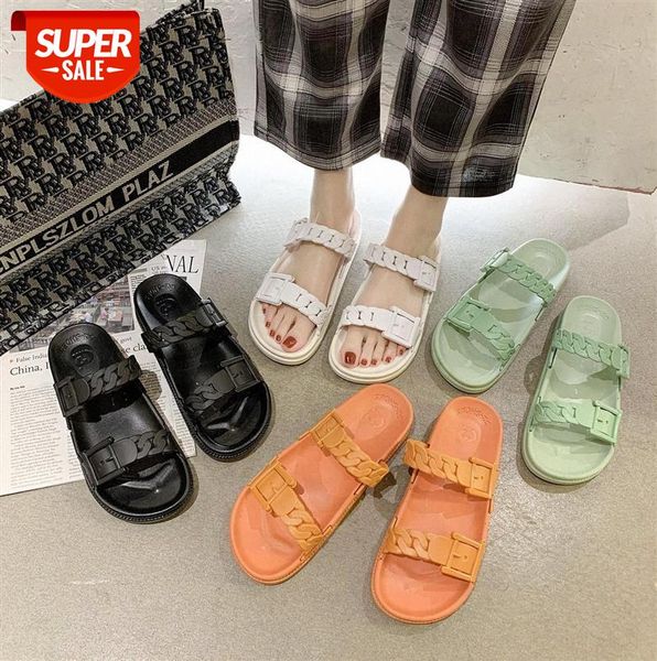 

slippers women, soft sole and thick bottom can be worn outside ins wind sandals women #3q0f, Black