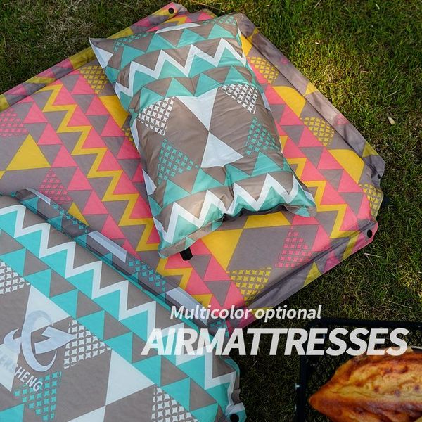 

outdoor pads tent mattress portable single person nature hike ultra light camping mat waterproof automatic hiking sports
