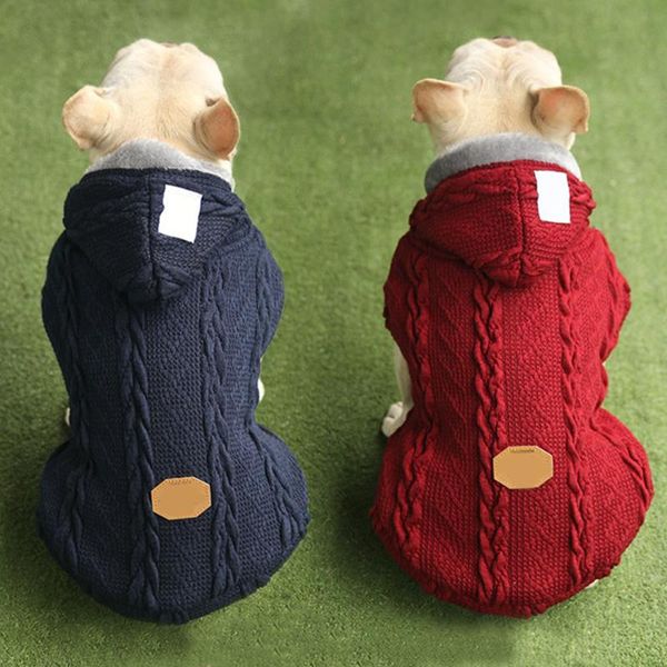 

dog apparel 1pcs winter warm coat clothes christmas soft knitting pet vest sweater for small medium dogs classic pattern