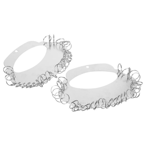 

2pcs key holders managers chains office lock appliances (sliver) hooks & rails