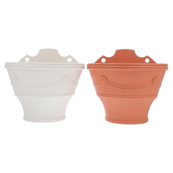 

planters & pots 2pcs green plant flower pot scindapsus wall hanging mounted