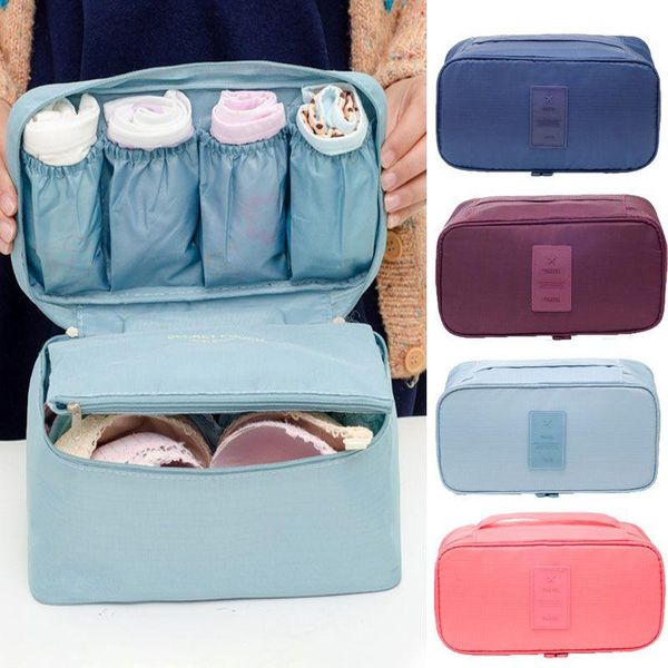 

storage bags travel bag clothes socks underwear bra organizer cosmetics pouch waterproof fashionable large capacity