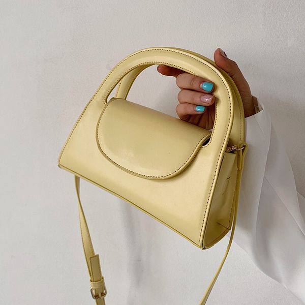 

niche design bag female 2021 new fashion high-end texture messenger bag handbag square bag shoulder width 23cm