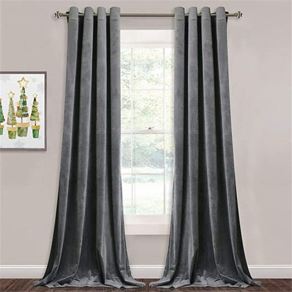 

modern black red velvet curtains for living room bedroom european thick gray white window drapes customize curtain &