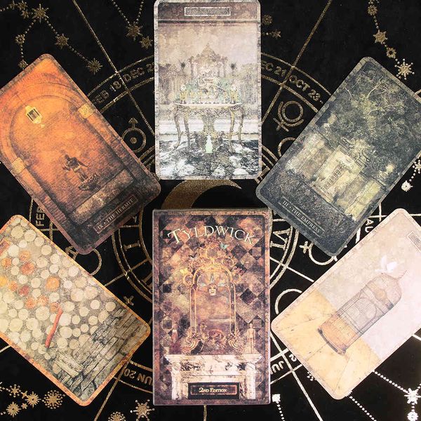 

tyldwick tarot deck divination card board game light see oracles new beginner toy gift friend retro style