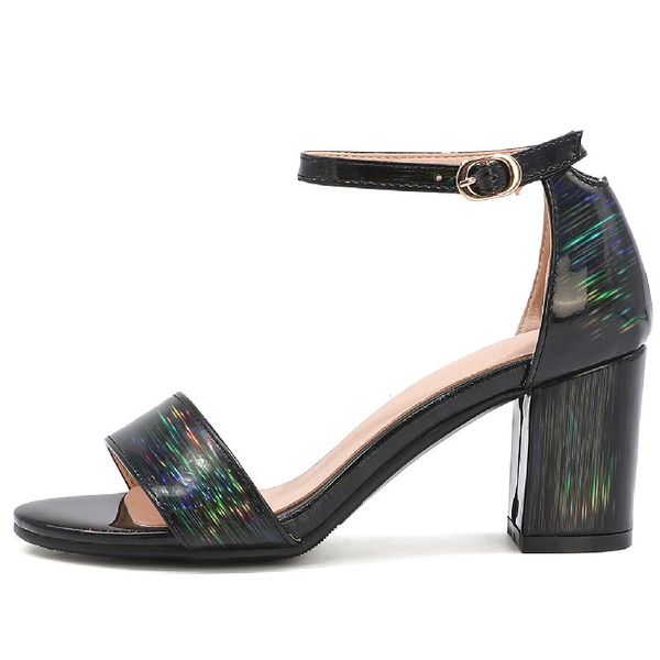 

dress shoes fashion block heels sandals womens classic black white pink women's summer elegant peep toe brand