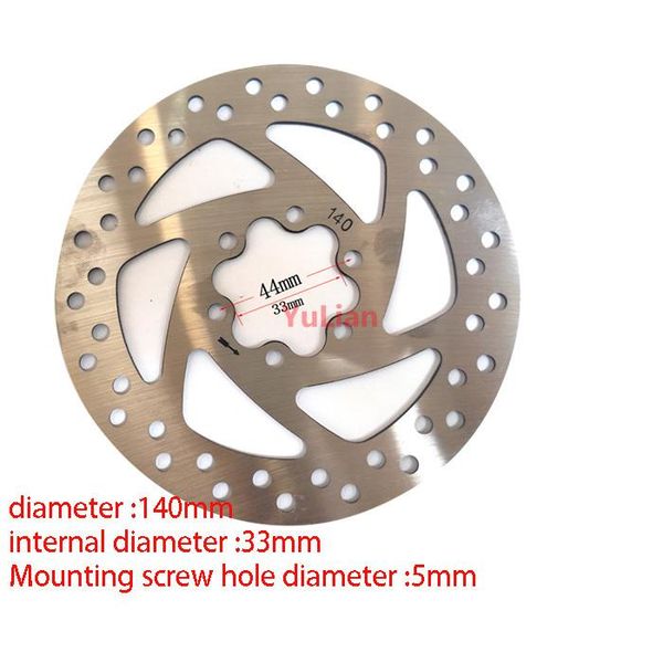 

motorcycle wheels & tires electric scooter mini bicycle for evo vehicle 3-hole 6-hole brake disc pad