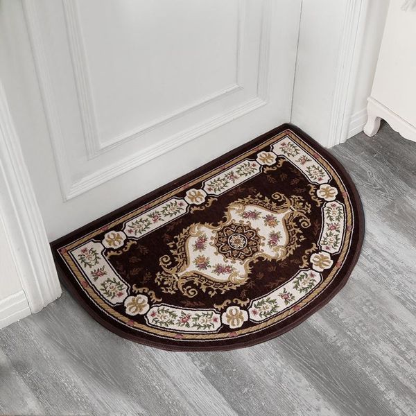 

carpets flower entrance doormat half round bedroom carpet bedside anti slip floor mat europe mats bath absorbent toilet kitchen water