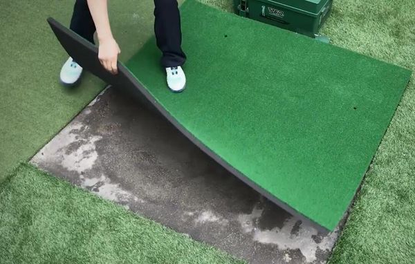 

1m*1m professional golf pad mat family portable ball exercise training aids