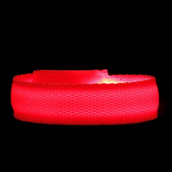 

party decoration rechargeable glowing bracelet led light night high visibility gear
