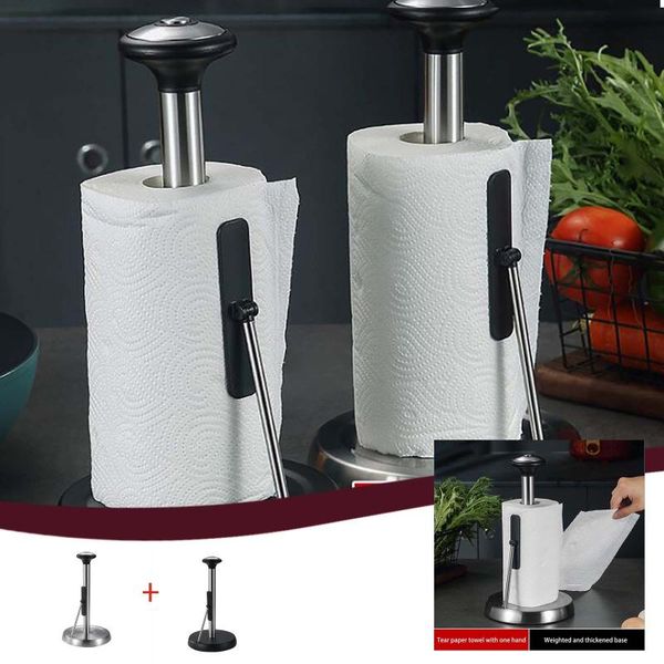 

toilet paper holders roll vertical holder kitchen storage towel rack stainless steel easy tear