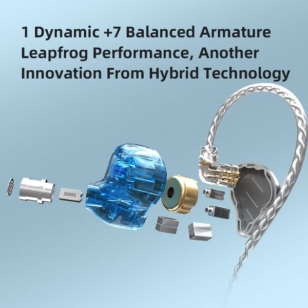 

kz zax 1dd 7ba hybrid in ear earphones 16 driver unit headset hifi dj monitor earbuds earphone kz zsx c10 pro as16 ca16 zs10 pro