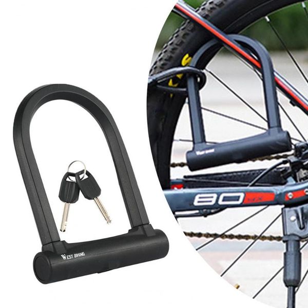 

bike locks bicycle lock u-shaped anti-theft zinc alloy mtb road wheel cycling accessories for