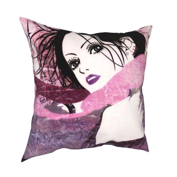

cushion/decorative pillow nana osaki pillowcase soft fabric cushion cover decor anime case home zipper 40x40cm