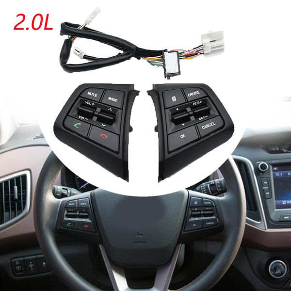 

remote cruise switch steering wheel control leftandright with cables button for hyundai ix25 creta 2.0