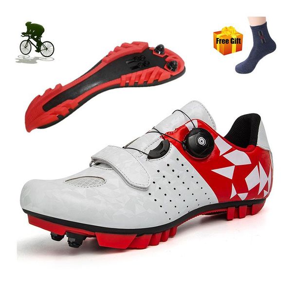 

mtb cycling shoes men professional outdoor sport mountain bike self-locking bicycle sneakers sapatilha ciclismo hombre footwear, Black