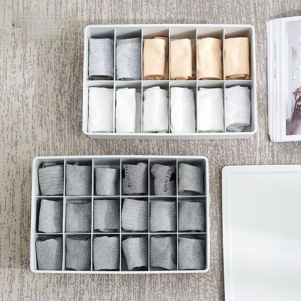 

storage drawers household socks underwear plastic box with lid organizer bedroom