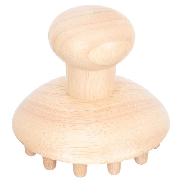 

hair brushes 1pc wooden comb creative head massager practical grooming tool, Silver