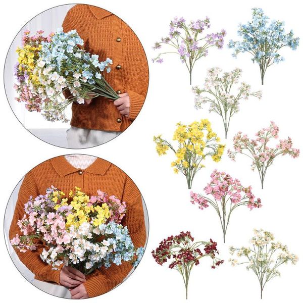 

decorative flowers & wreaths po props gifts home fake plants diy bouquet gypsophila artificial simulation flower