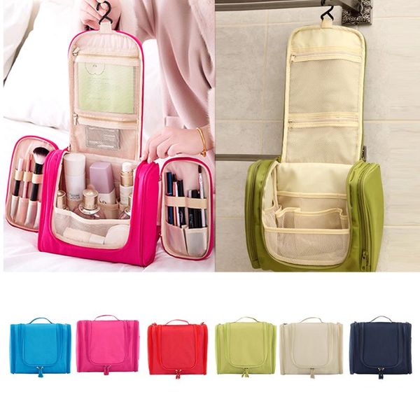 

storage bags waterproof portable hanging toiletry bag organizer pouch woman cosmetic case makeup for travel bathroom accessories