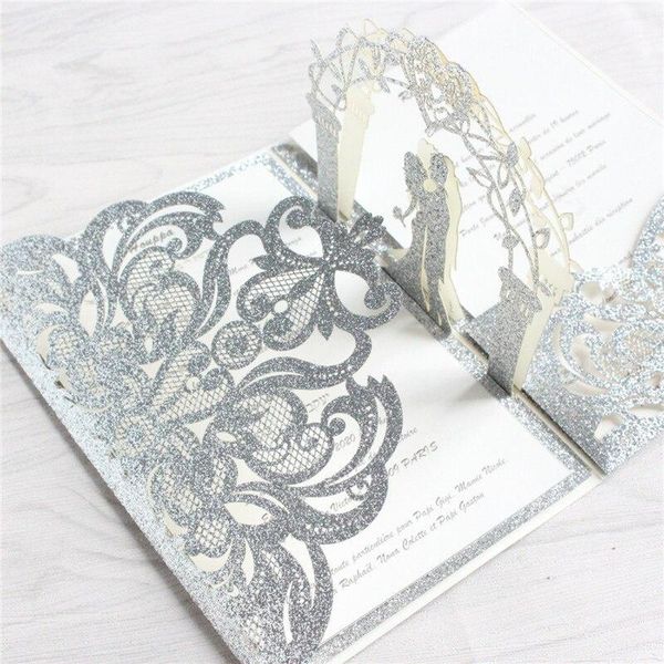 

greeting cards 10sets up wedding anniversary 3d card valentine's day invitations