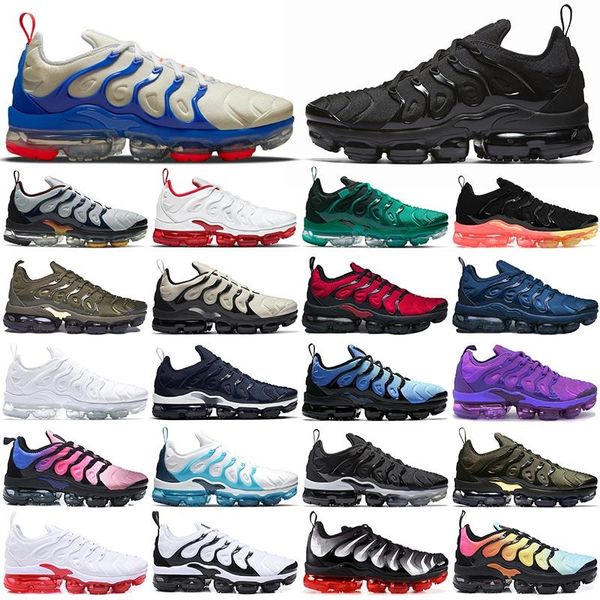 

air vapormax tn plus running shoes for men women am vapor max sports sneakers triple red worldwide black hyper royal white vapourmax tns tra