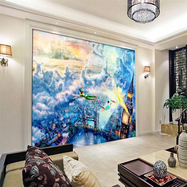 

custom size 3d po wallpaper mural living room bed dream cartoon castle picture sofa tv backdrop for wall wallpapers