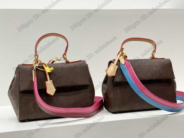 

classic cluny handle bag monograms canvas bb designer women shoulder bags crossbody colorful leather strap handbag