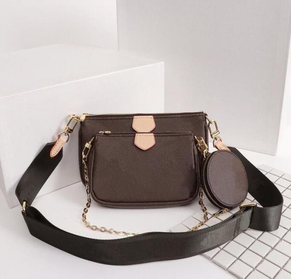 

fashion handbags multi pochette accessoires purses women favorite mini pochette 3pcs accessories crossbody bag shoulder bags