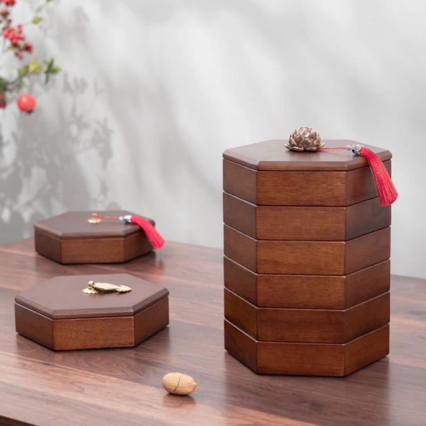 

baking & pastry tools wooden fruit tray living room melon seed japanese household wedding snack multi-layer table nut dried storage
