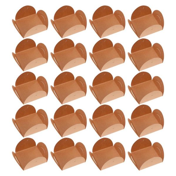 

gift wrap 20pcs kraft paper bag multi-disc storage practical