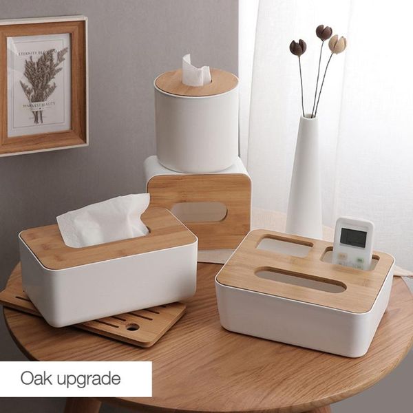 

tissue boxes & napkins home kitchen wooden box plastic solid wood napkin holder case simple stylish car office decoration