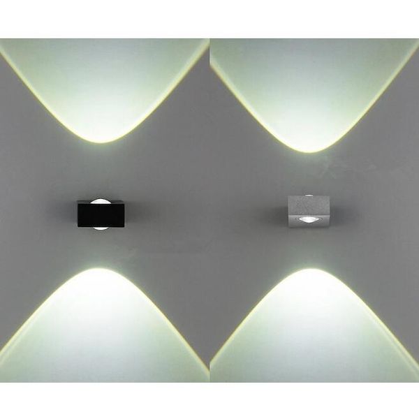 

wall lamps 4pcs up and down side lighting 6w led lamp modern compact size two ways waterproof outdoor lights sconce