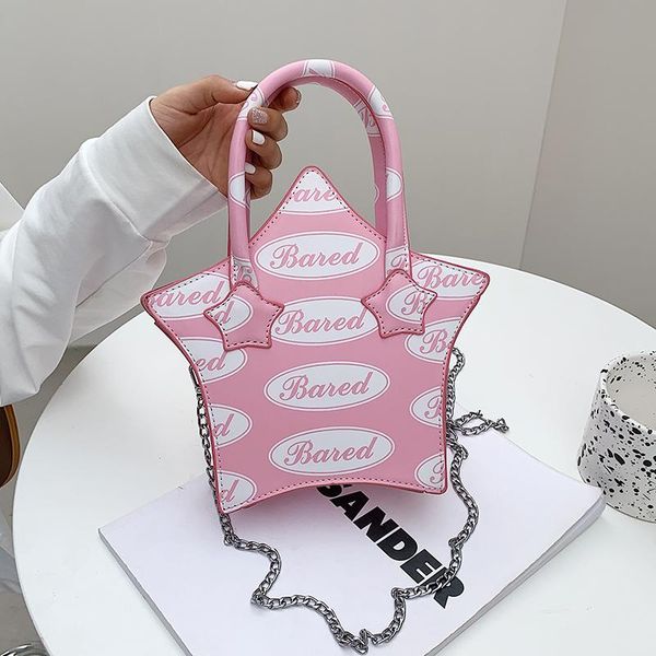 

brand women's shoulder bags fashion five-pointed star luxury handbags and purses female designer chain crossbody cross body