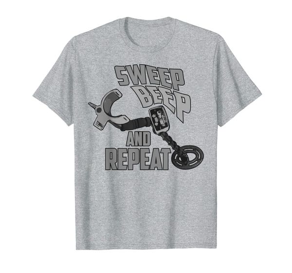 

sweep beep and repeat | cute ore finding gift t-shirt, White;black