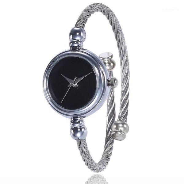 

wristwatches classic simple bracelet chain watch brand women small and exquisite ladies quartz relogio feminino, Slivery;brown