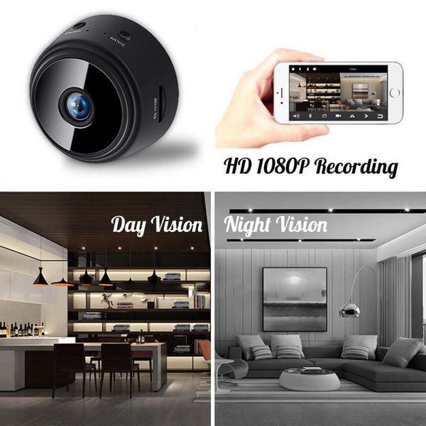 

mini cameras wireless wifi cctv indoor hd ip camera cam home security ir stock