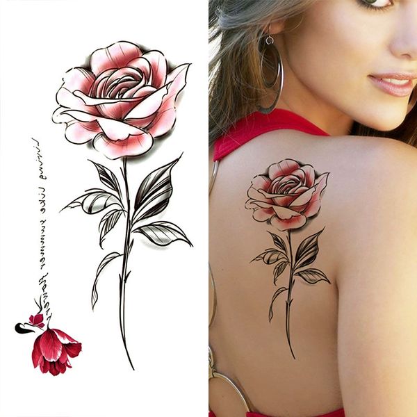 

tattoo paste thousand and simulation fashion flower