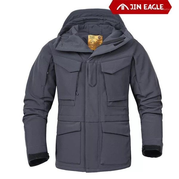 

men's trench coats m65 military tactical jacket men army camouflage hoodie field windbreaker waterproof flight jaqueta masculina, Tan;black