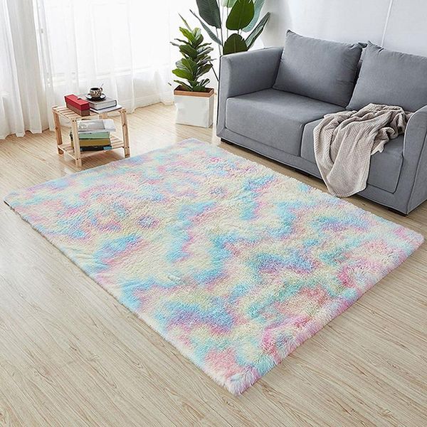 

carpets for modern living room thicken carpet in children's home decoration fluffy and soft large rugs grey