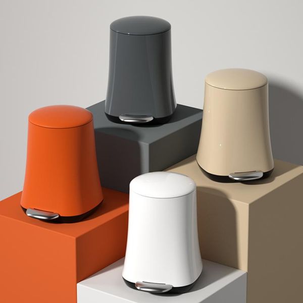 

waste bins modern kitchen trash bin bedroom creative luxury with lid recycling home office storage cubo basura bc50l