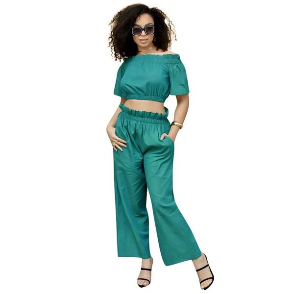 

two piece dress casual set summer matching sets for women trendy clothes crop and wide leg pants club 2 womens outfits, White